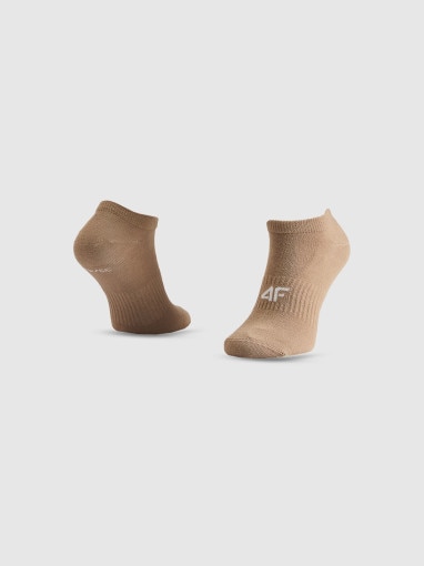 Damskie skarpetki stopki (5-pack) 4F 4FRSS26USOCF0828 - beżowe