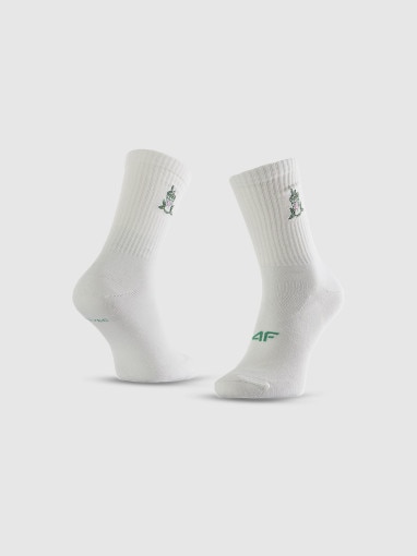 Damskie skarpetki wysokie (2-pack) 4F 4FRSS26USOCF657 - zielone