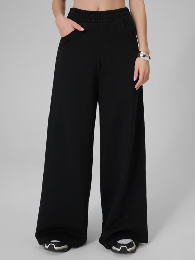  4F Damskie spodnie dresowe 4F 4FRSS26TTROF2011  czarne Czarny