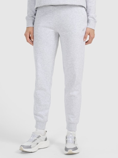 Damskie spodnie dresowe joggery 4F 4FWMM00TTROF0945 - szare