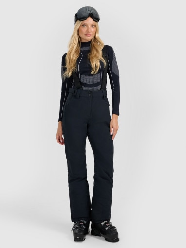  4F Damskie spodnie narciarskie 4F 4FWAW25TFTRF0944  czarne Czarny