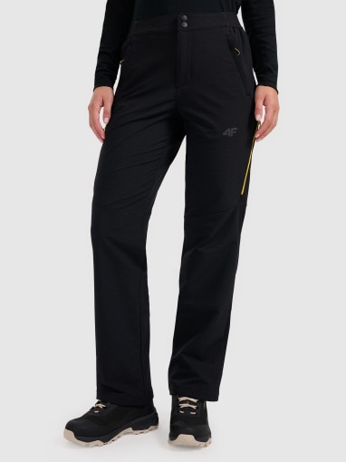 Damskie spodnie trekkingowe 4F 4FRAW25TFTRF1234 - czarne