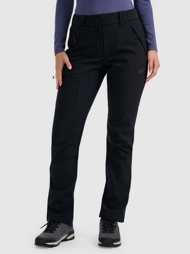 Damskie spodnie trekkingowe 4F 4FRAW25TFTRF1235 - czarne