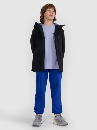 Chłopięca kurtka przejściowa 4F 4FJRAW25TJACM309 - czarna