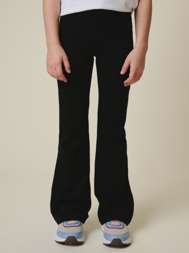 Dziewczęce legginsy 4F 4FJRSS26TTIGF326 - czarne