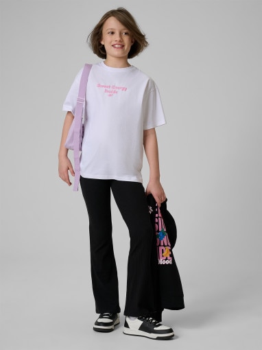 Obrazek dla: 4F JUNIOR Dziewczęce legginsy 4F 4FJRSS26TTIGF330  czarne Czarny