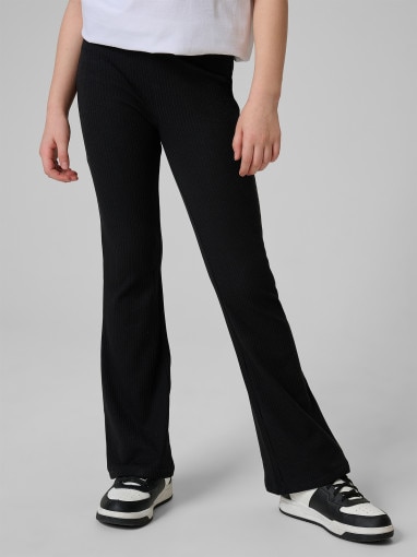 Dziewczęce legginsy 4F 4FJRSS26TTIGF330 - czarne
