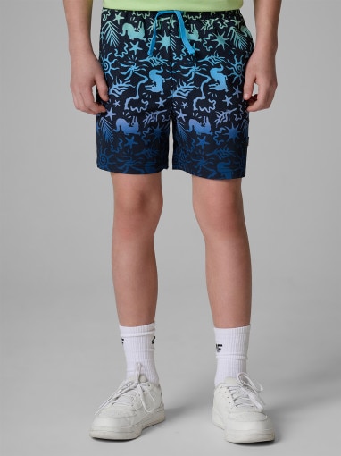 Chłopięce spodenki plażowe 4F 4FJRSS26UBDSM211 - multikolor