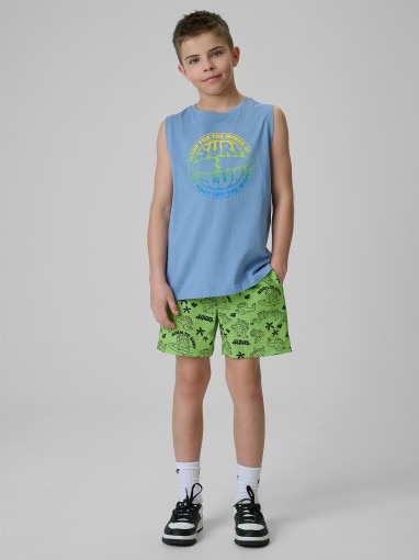  4F JUNIOR Chłopięce spodenki plażowe 4F 4FJRSS26UBDSM215  zielone Zielony