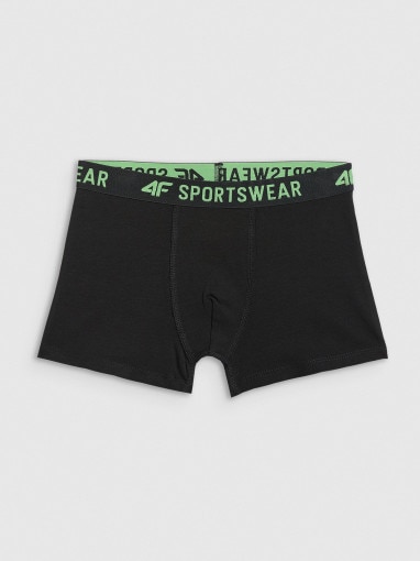 Chłopięce bokserki (3-pack) 4F 4FJRSS26UBXSM095 - czarne
