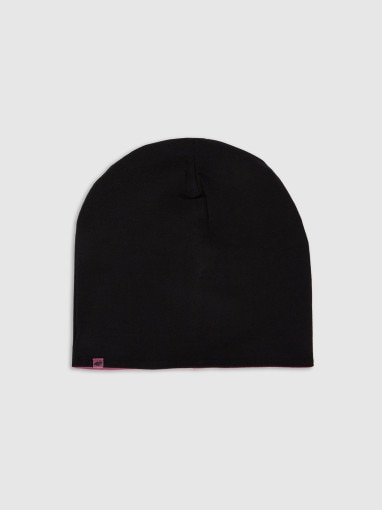 Dziecięca czapka beanie dwustronna 4F 4FJWAW25ACAPU603 - różowa