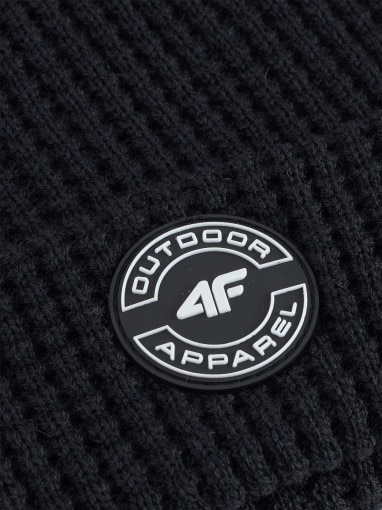 Chłopięca czapka 4F 4FJWAW25ACAPM658 - czarna