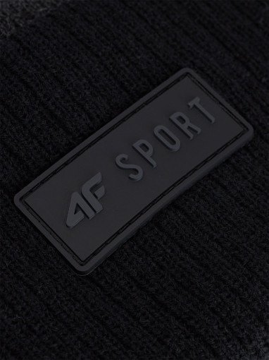 Chłopięca czapka zimowa 4F 4FJRAW25ACAPM0812 - szara