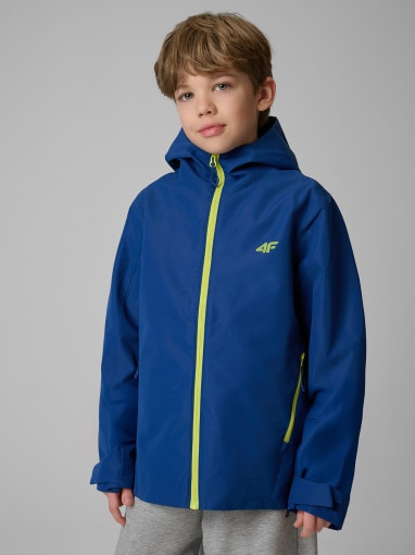  4F JUNIOR Chłopięca kurtka przejściowa 4F 4FJRSS26TTJAM1136  granatowy Granatowy