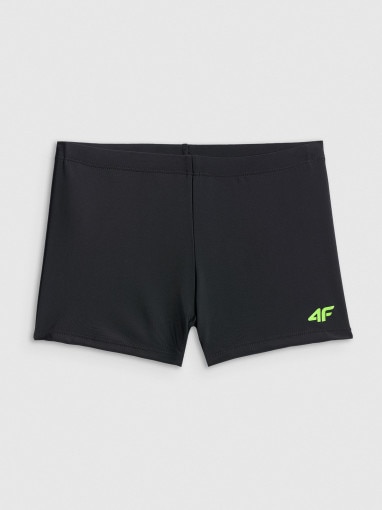  4F JUNIOR Chłopięce kąpielówki 4F 4FJRSS26USWTM077  czarne Czarny