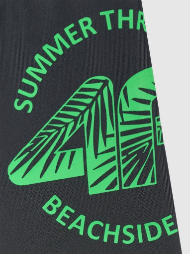 Chłopięce kąpielówki 4F 4FJWSS26USWTM071 - czarne