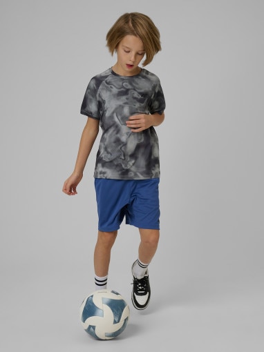  4F JUNIOR Chłopięce spodenki treningowe 4F 4FJWSS26TFSHM1388  granatowe Granatowy