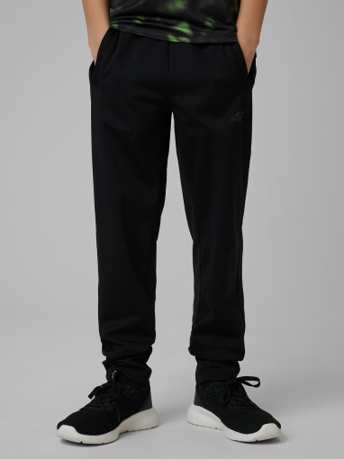 Chłopięce spodnie treningowe 4F 4FJRSS26TFTRM1461 - czarne