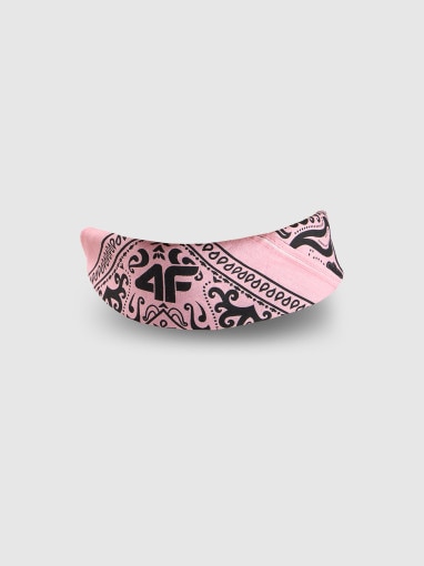  4F JUNIOR Dziecięca bandana 4F 4FJRAW25ABDAU130  różowa Różowy