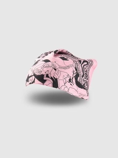 Dziecięca bandana 4F 4FJRAW25ABDAU130 - różowa