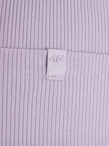 Dziecięca czapka beanie 4F 4FJRSS26ACAPU0766 - fioletowa