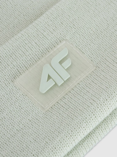 Dziecięca czapka zimowa 4F 4FJRAW25ACAPU0743 - zielona