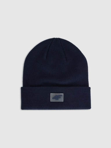 4F JUNIOR Dziecięca czapka zimowa 4F 4FJRAW25ACAPU0743  granatowa Granatowy