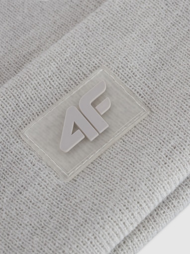 Dziecięca czapka zimowa 4F 4FJRAW25ACAPU0743 - szara