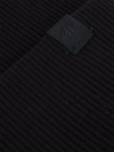 Dziecięca czapka zimowa 4F 4FJWAW25ACAPU604 - czarna