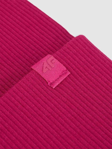 Dziecięca czapka zimowa 4F 4FJWAW25ACAPU604 - różowa