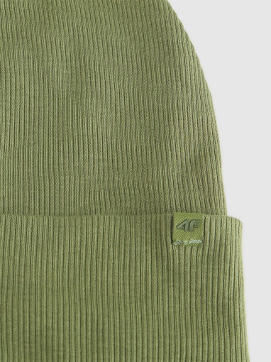 Dziecięca czapka zimowa 4F 4FJWAW25ACAPU604 - zielona