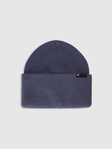  4F JUNIOR Dziecięca czapka zimowa 4F 4FJWAW25ACAPU652  granatowa Granatowy