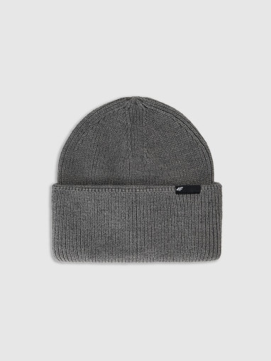 Dziecięca czapka zimowa 4F 4FJWAW25ACAPU652 - szara