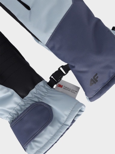 Dziecięce rękawiczki narciarskie 4F 4FJWAW25AFGLU189 - niebieskie