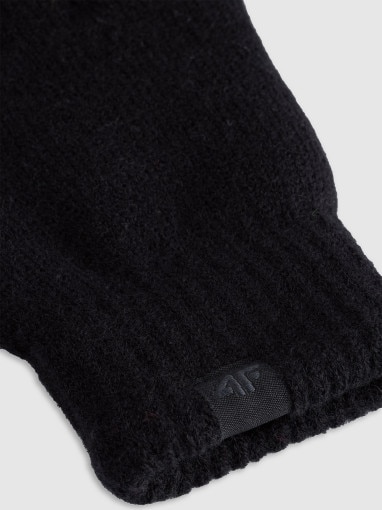 Dziecięce rękawiczki Soft Touch 4F 4FJWAW25AGLOU154 - czarne