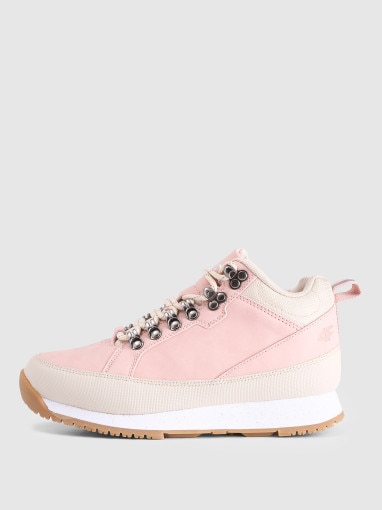  4F JUNIOR Dziewczęce buty przejściowe 4WALKER 4F 4FJRAW25FWINF071  różowe Różowy