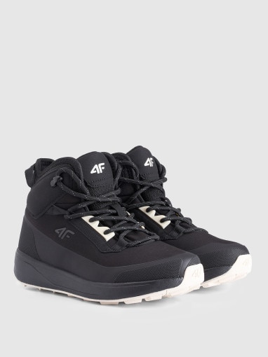 Dziewczęce buty zimowe śniegowce 4F 4FJRAW25FWINF054 - czarne
