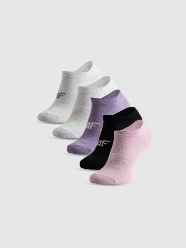 Obrazek dla: 4F JUNIOR Dziewczęce skarpetki (4pack) 4F 4FJRSS26USOCF0863  multikolor Multikolor