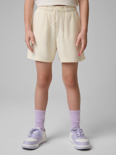 Dziewczęce spodenki dresowe 4F 4FJWSS26TSHOF769 - białe