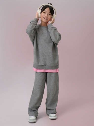 4F JUNIOR Dziewczęce spodnie dresowe 4F 4FJRSS26TTROF1726 szare Szary