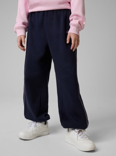 Dziewczęce spodnie dresowe joggery 4F 4FJRSS26TTROF1877 - granatowe