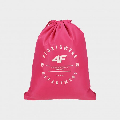 Dziewczęcy plecak-worek 4F 4FJSS22AGYMF005 - różowy