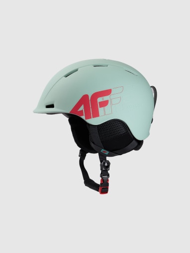  4F Kask narciarski uniseks 4F 4FRAW25AHELU105  zielony Zielony
