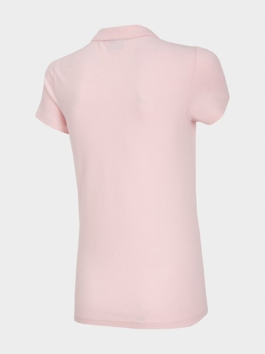 Koszulka polo damska - różowa