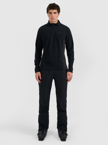 Męska bielizna termiczna polarowa (góra) 4F 4FWAW25UFLEM066 - czarna