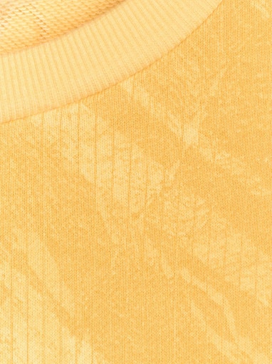 Męska bluza dresowa nierozpinana bez kaptura 4F 4FWSS25TSWSM1582 - żółta