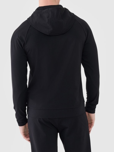 Męska bluza treningowa 4F 4FWSS26TFSWM631 - czarna