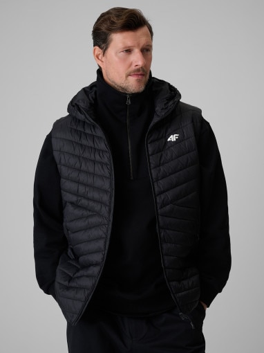  4F Bezrękawnik treningowy 4F PRO 4FWSS26TVJAM344  czarny Czarny