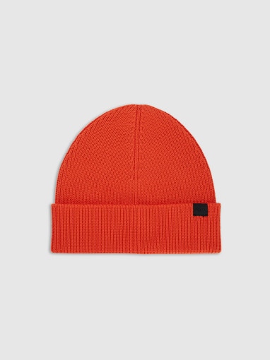 4F Męska czapka beanie 4F 4FRAW25ACAPM0831  czerwona Czerwony
