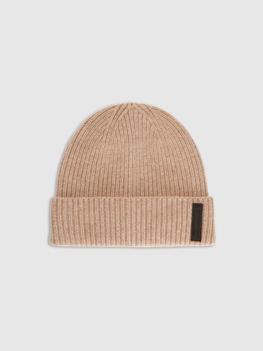  4F Męska czapka beanie wełniana 4F 4FRAW25ACAPM0719  beżowa Beżowy
